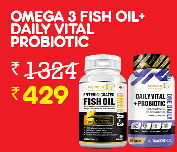 Daily Vital + Probiotic One Daily, 60 Tablets + Enteric Coated Fish Oil, 60 Softgels