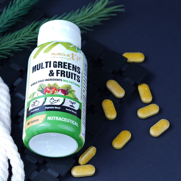 Multi Greens & Fruits Multivitamin with Fruit, Vegetable & Herbal Blend, 60 Tablets