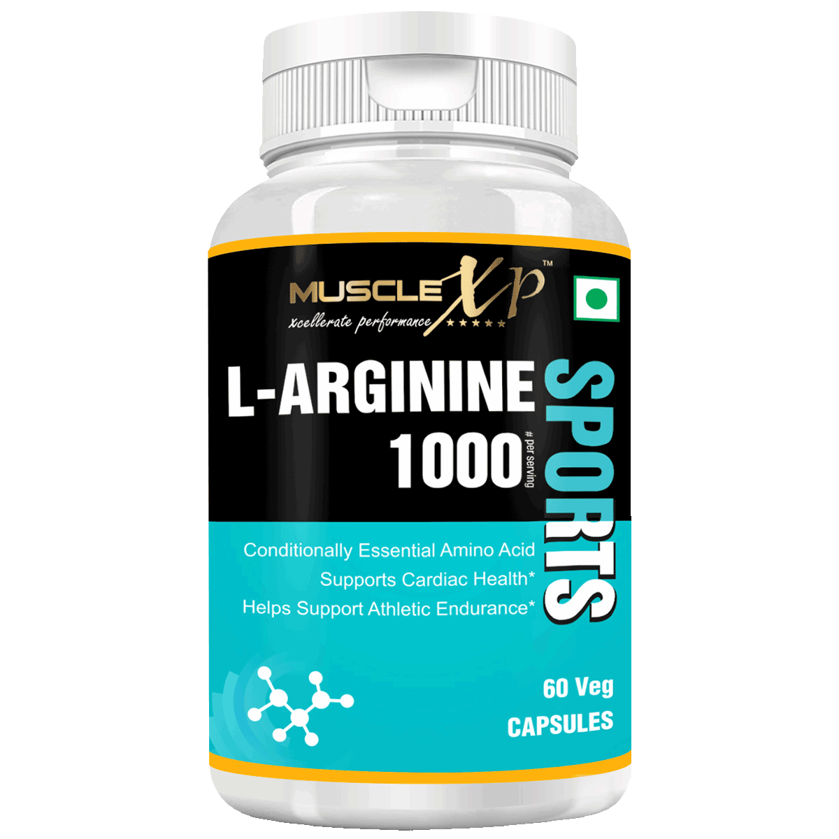 LArginine for Athletic Endurance 60 Capsules MuscleXP