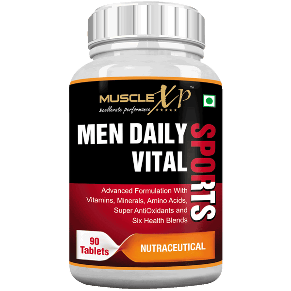 MultiVitamin Men Daily Sports with 47 Nutrients (Vitamins, Minerals & Amino Acids), 90 Tablets
