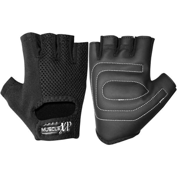 Gear-Up Fitness Gym Gloves, (Black), 1 Pair