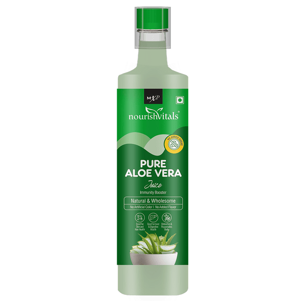 NourishVitals Pure Aloe Vera Juice, 500ml