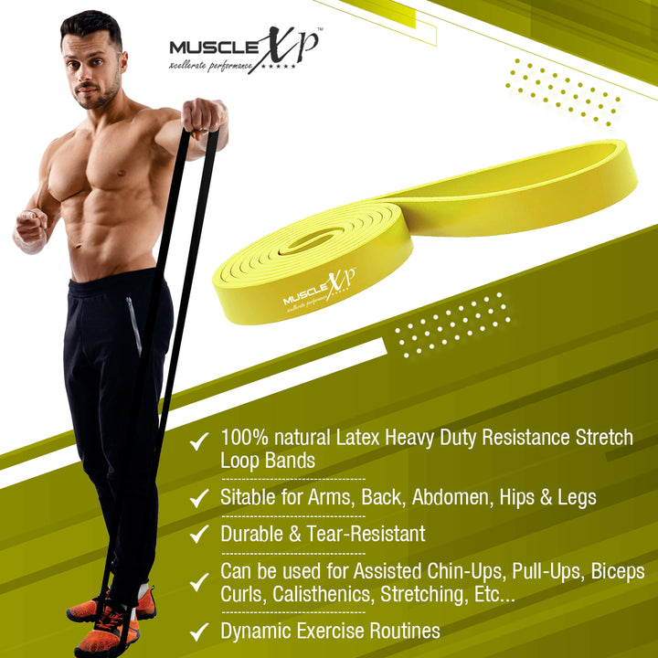 MuscleXP DrFitness+ Resistance Loop Band For Men & Women, 35-48 kg  Resistance Tube - Buy MuscleXP DrFitness+ Resistance Loop Band For Men &  Women, 35-48 kg Resistance Tube Online at Best Prices