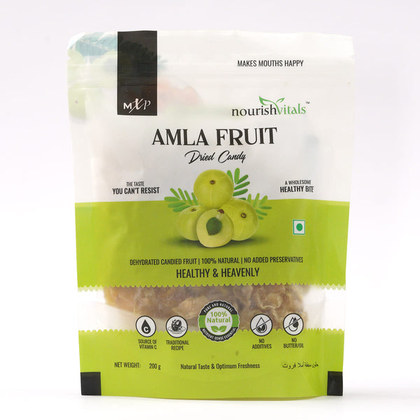 NourishVitals Amla Fruit Dried Candy, 200g