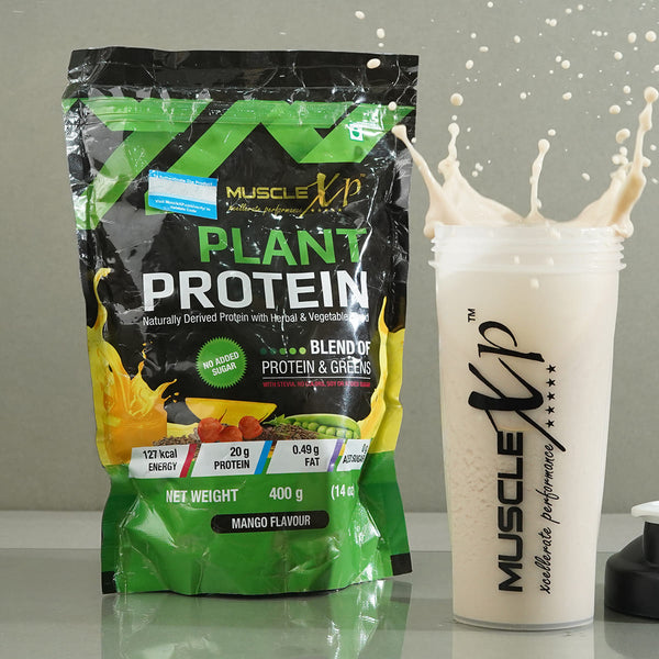 Plant Protein, (Mango Flavour) 400gm Pouch