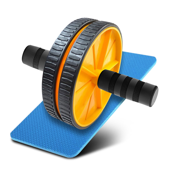 DrFitness+ AB Wheel Roller With Knee Mat