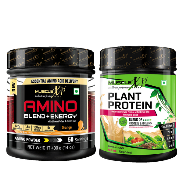 Essential Health Care | Amino Blend + Plant Protein (400g Each)