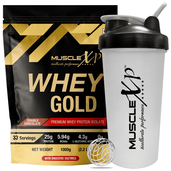 Whey Gold Protein - Premium Whey Protein + Shaker