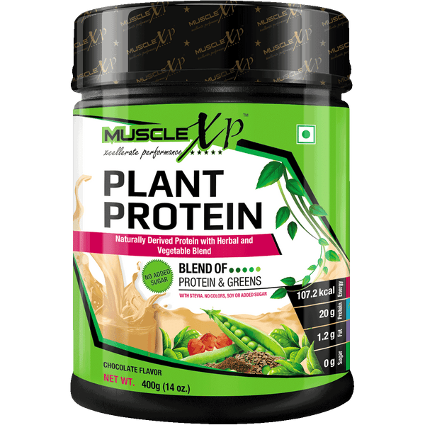 Plant Protein – Natural Protein Powder with Herbal and Vegetable Blend, 400g