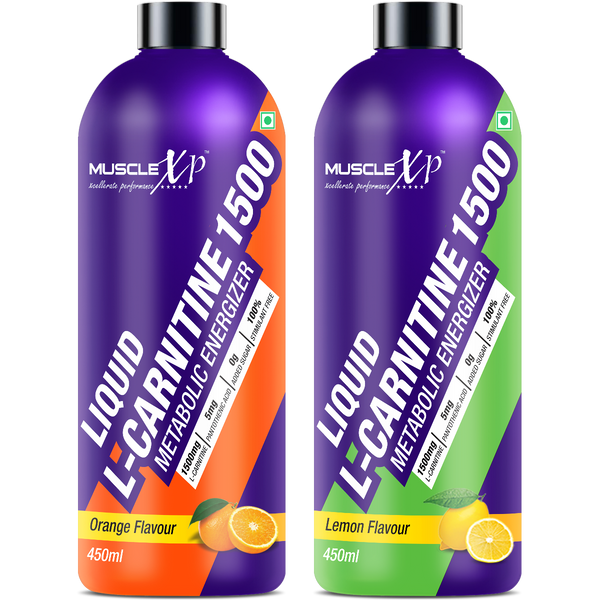 L-Carnitine 1500 Liquid (Orange) + L-Carnitine 1500 Liquid (Lemon)