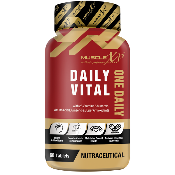 Daily Vital Multivitamin (With 25 Vitamins & Minerals, Ginseng), 60 Tablets