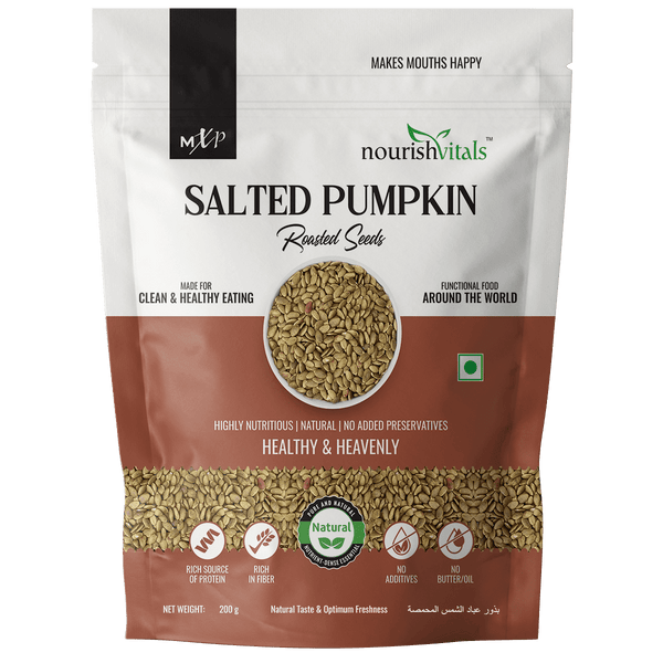 NourishVitals Salted Pumpkin Roasted Seed, 200g