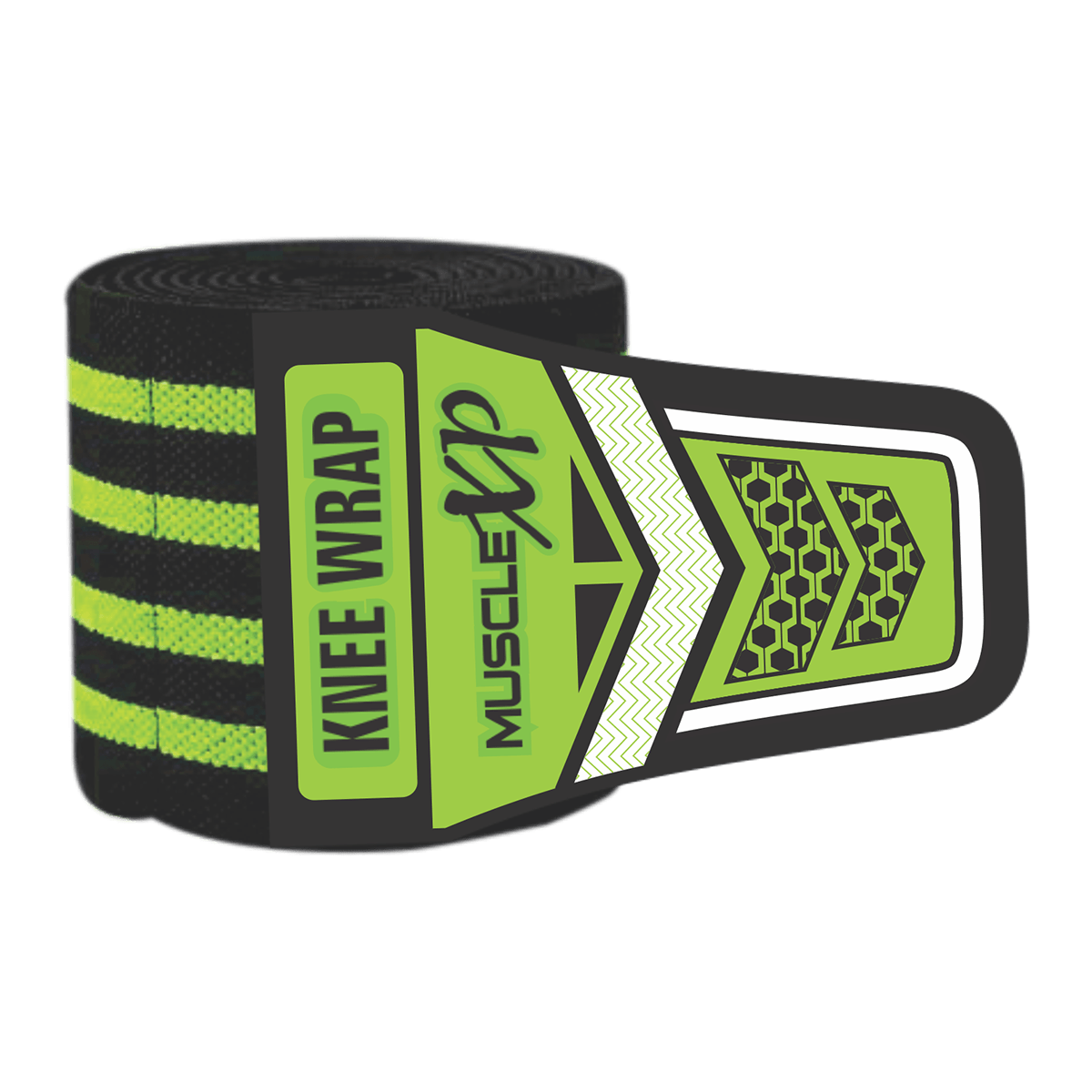 DrFitness+ Knee Wrap (Black & Green) – MuscleXP