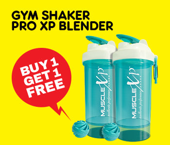 Gym Shaker PRO XP Blender, 650 ml, Sea Green, Pack of 2