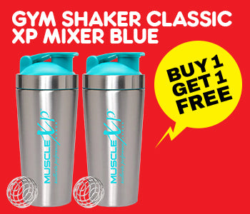 Gym Shaker Classic XP Mixer, 750 ml, Blue, Pack of 2
