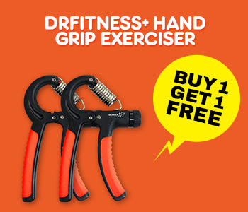 DrFitness+ Hand Grip Exerciser, Pack of 2